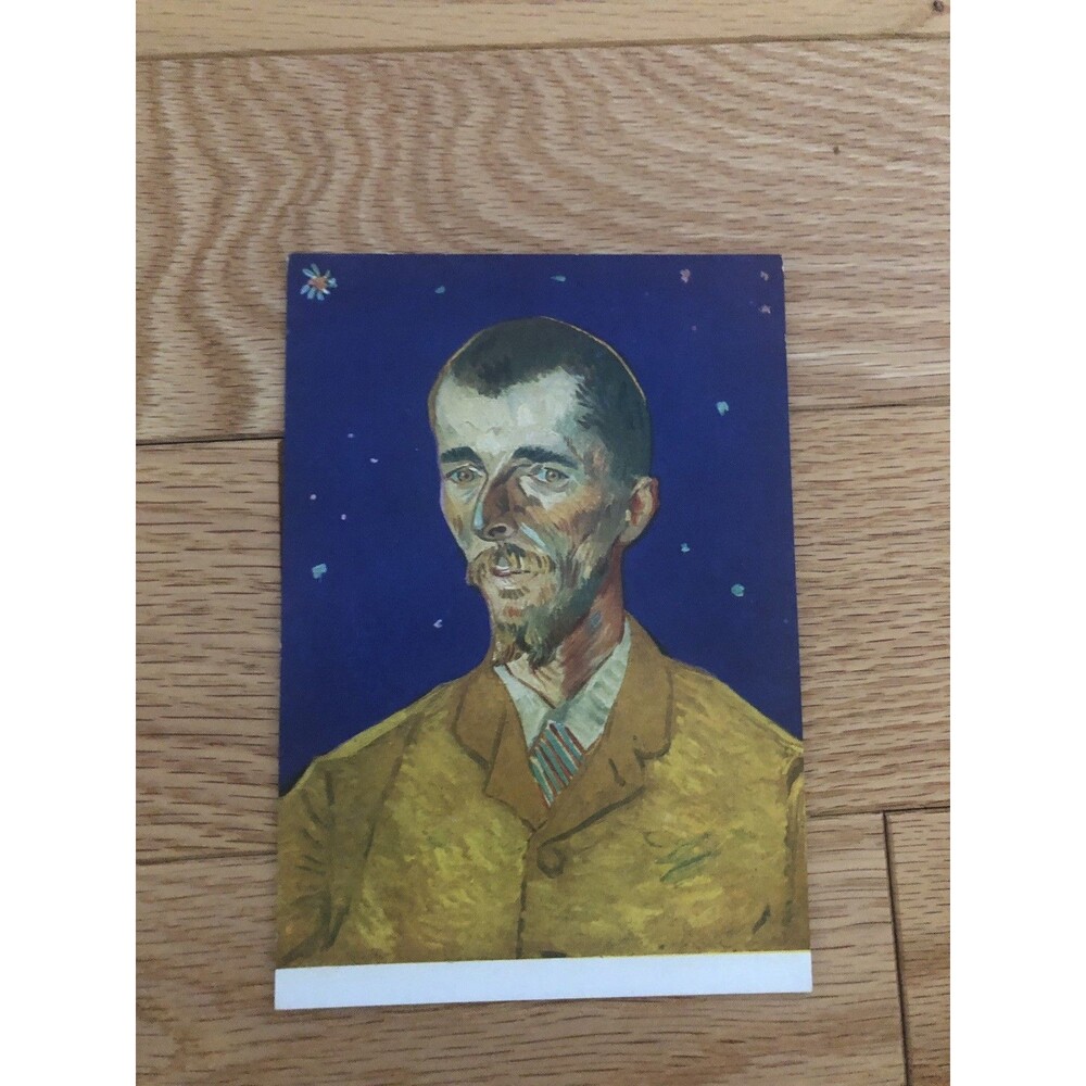Postcard Portrait of Eugene Boch by Vincent Van Gogh Giclee Print Vintage